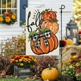 thumbnail image 6 of Fall Garden Flag Pumpkins 12x18 Inch Double Sided Burlap for Outside Welcome Small Seasonal Autumn Yard Decoration CF1854-12, 6 of 6