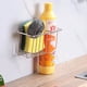 thumbnail image 3 of Ganfancp Esponja para Fregadero de Cocina 2 En 1 Marco de Acero Inoxidable 304 Cocina Baño Organizador Accesorios Ofertas Del Día Liquidación 1X Rejilla para Fregadero, 3 of 7