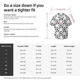 thumbnail image 6 of Uemuo Happy Football Pattern Cotton Linen Short Sleeve Shirts,Casual Lightweight Button Down Shirts,Vacation Beach Summer Tops-4X-Large, 6 of 7