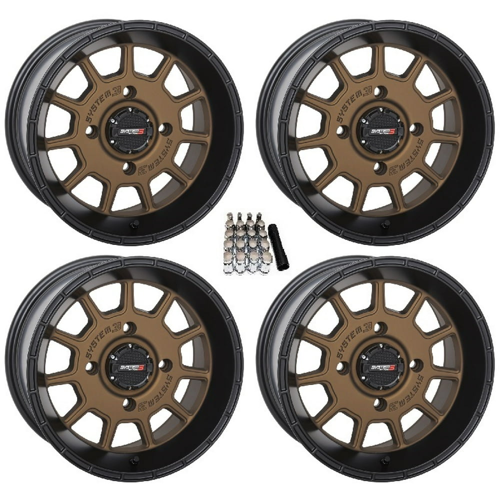 System 3 ST5 Bronze UTV Wheels 15" Polaris RZR 1000 XP / Ranger XP 900/1000