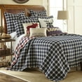thumbnail image 3 of Levtex Home - Lodge - Decorative Pillow (18x18in.) - Plaid Moose - Red, Black and Natural, 3 of 3
