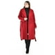 thumbnail image 1 of Abrigo largo con cinto Roman Fashion /Tallas Extras, 3013 (Rojo) rojo 40, 1 of 6