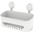thumbnail image 1 of Reusable No-Drill Shower Shelf Easy Installation Suction Cup Shel, 1 of 5