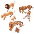 thumbnail image 5 of Modelo de animal salvaje de simulación de PVC sólido, tigre, león, elefante africano, rinoceronte, juguete, 5 of 5