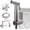 Stainless Steel, variant on Handheld Bidet Sprayer for Toilet - Adjustable Water , Stainless Steel Jet Kit with Bidet Hose - Feminine Wash, Muslim Shower, Diaper Cleaning