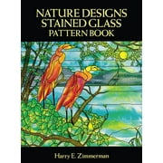 Angle View: Dover Stained Glass Instruction: Nature Designs Stained Glass Pattern Book (Paperback)