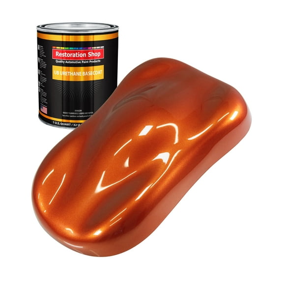 Inferno Orange Pearl Metallic 1 Quart URETHANE BASECOAT Car Auto Body Paint