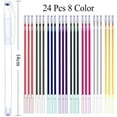 thumbnail image 4 of Water Soluble Pen Refills Fabric Marker Refills Vanishing 24Pieces, 4 of 4