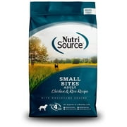 NutriSource Small Bites Adult Chicken and Rice Dog Food 5 lb