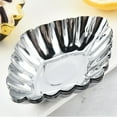thumbnail image 3 of ColoMX 20pcs creativos de huevo moldes de huevo pudín moldes de bricolaje reutilizable moldes de acero inoxidable moldes para hornear cupcakes para hornear, 3 of 8