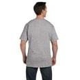 thumbnail image 2 of The Hanes 61 oz Beefy-T with Pocket LIGHT STEEL S, 2 of 4