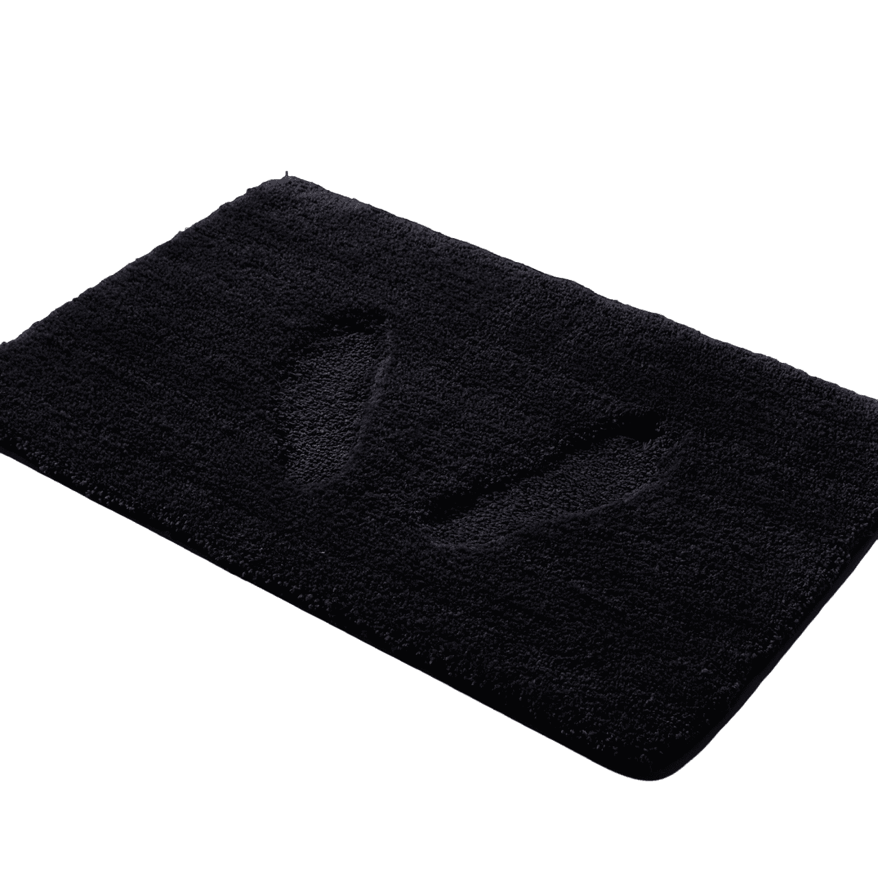 Yafa Home Fashion 1 Piece Solid Microfiber Soft Bathroom Rug , Non-Slip TPR Backing