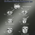 Cooks Standard Stainless Steel Kitchen Cookware Sets 12Piece, MultiPly Full Clad Pots and Pans
