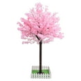thumbnail image 3 of Artificial Cherry Blossom Tree - Pink/White Faux Flower Centerpiece for Christmas Mall & Restaurant Displays (150cm/180cm), 3 of 9
