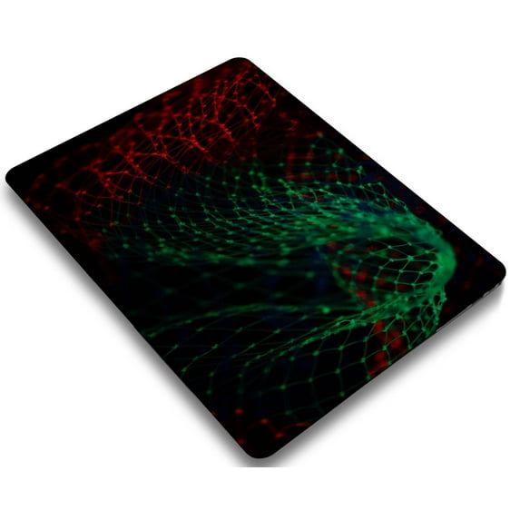 Hard Shell Compatible Newest MacBook Pro 15"( Touch Bar, 2016 2017 2018 2019) Cable Tie Model A1990 A1707 Red series 0628