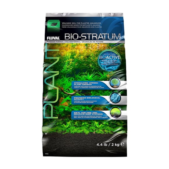 Sustrato para acuario Fluval Suelo volcánico natural rico en minerales