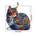 thumbnail image 2 of Colorful Cat Wooden Jigsaw Puzzle - Unique Animal Shaped Pieces, 5A Difficulty, L Size, 4-6 Hours Assembly Time, 2 of 6