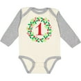thumbnail image 3 of Inktastic Christmas First Birthday One Year Old Boys or Girls Long Sleeve Baby Bodysuit, 3 of 5