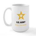 thumbnail image 2 of CafePress - U.S. Army® Black And Gold - 15 oz Ceramic Large White Novelty Mug, 2 of 6