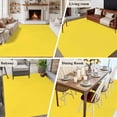 thumbnail image 5 of Rectangle Rug 8x10Ft Minimalist Solid Pure Yellow Soft Indoor Throw Rugs Carpets for Living Dining Bedroom Kids Room Non-Slip Playroom Crawl Rug Floor Mats Unadorned Single Color Art, 5 of 9