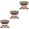 thumbnail image 4 of Qusenong 18 Pcs Egg Tart Molds Mini Pie Pans Nonstick Egg Tart Making Molds Baking Tart Molds Baking Molds, 4 of 5