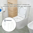 thumbnail image 6 of Universals Toilet Flush Levers Cistern Handle Bathroom Toilet Water Tanks Handle Metal Toilet Cistern Levers Handle, 6 of 8