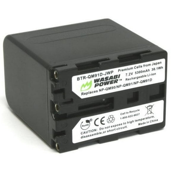 Wasabi Power Battery for Sony NP-QM91D