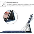 thumbnail image 2 of Portfolio Case for Microsoft Surface Go 3 2021 / Surface Go 2 2020 / Surface Go 2018, Multi-Angle Protective Business Cover with Pocket, 2 of 17