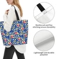 thumbnail image 2 of Xecao Cute Popcorn for Tote Bag for Women, Tote Shoulder Bag with a littlw pocket and Handbag for Travel, Work, 2 of 5