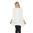 thumbnail image 4 of (white, m) - Women's Solid Colour Tunic Top, 4 of 5