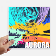 thumbnail image 1 of Autocollants Cercle Arctique Océan Étiquettes Murales Image Ordinateur Portable Autocollant Auto-Adhésif, 1 of 1