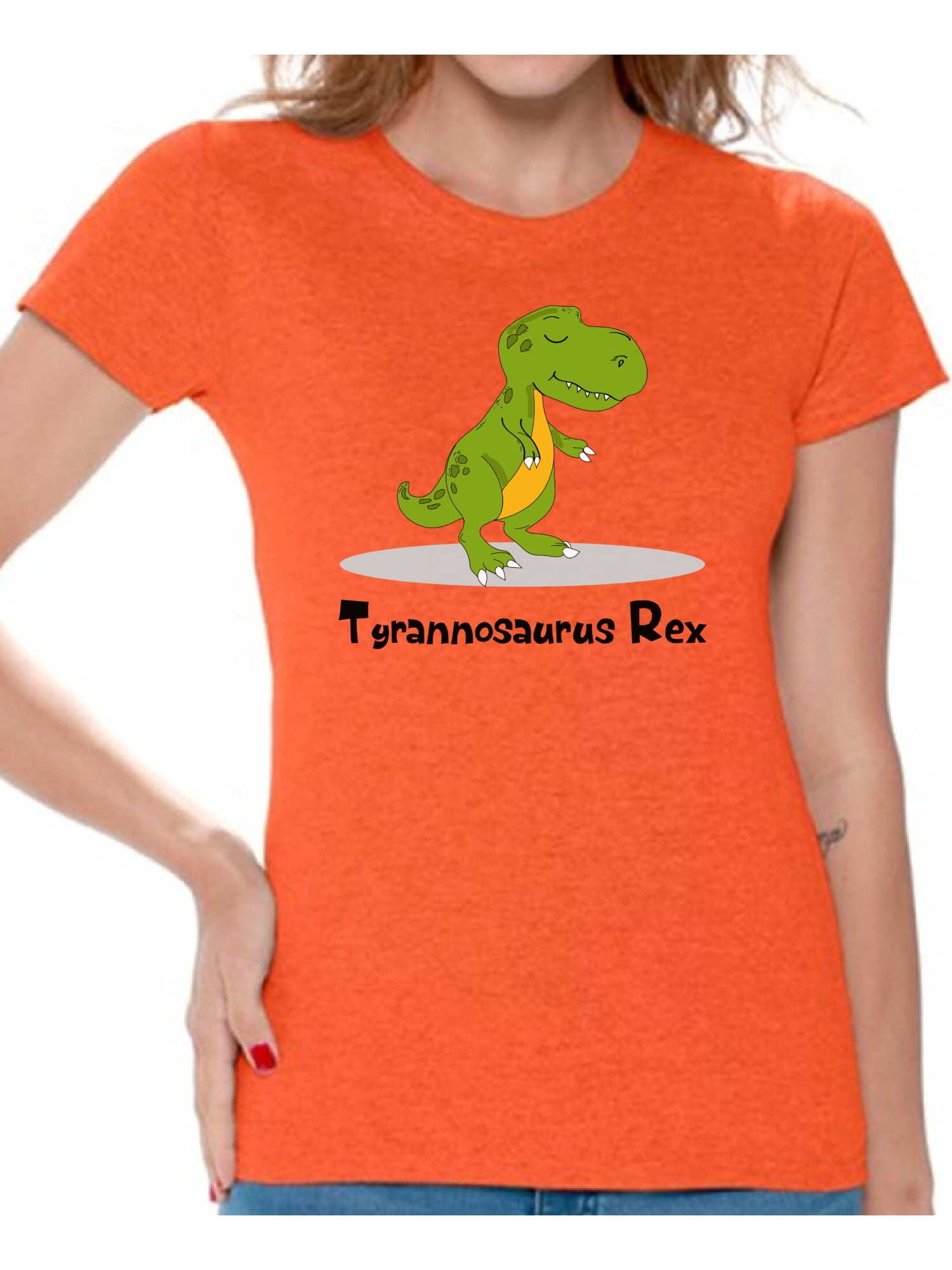 Dinosaur Gifts for Her. Dinosaur Tshirt for Women Tyrannosaurus Rex