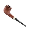 thumbnail image 4 of Pipa para Fumar, Exquisita Pipa de Tabaco Recta Tubería de Tabaco de Madera Bruyere de 3 Anillos Hec pa de cigarros el Regalo Perfecto pipas para fumar Spptty coleccionables, 4 of 6
