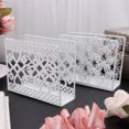 thumbnail image 3 of Fairnull Hollow Napkin Holder Paper Towel Dispenser Tissue Rack Party Dining Table Decor, 3 of 8