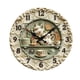 thumbnail image 1 of Reloj de pared redondo con efecto 3D, contemporáneo, para colgar en la pared Estilo A, 1 of 9