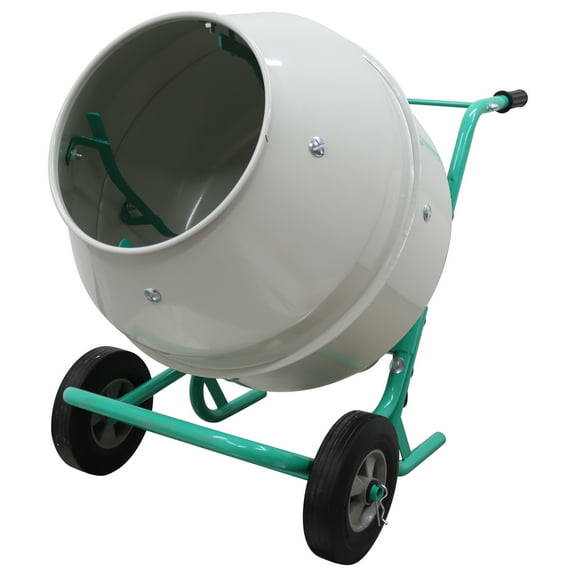 180L/6.3 cu.ft Cement Mixer Electric Concrete Mortar Mixer Steel Drum with Wheels
