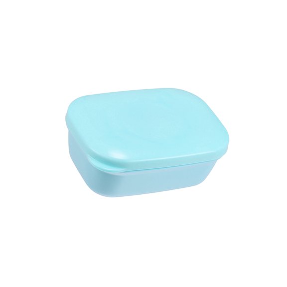 Unique Bargains Soap Dish Keep Soap Dry Soap Cleaning Storage for Bathroom Kitchen Blue