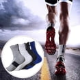 thumbnail image 3 of Calcetines de baloncesto para hombre, con fondo de toalla engrosado, calcetines de rizo, calcetines Elite, calcetines de caña media y alta, calcetines deportivos para correr al aire libre, 3 of 6