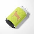 thumbnail image 3 of Carolines Treasures BB3797CC Yellow Labrador Retriever Checkerboard Green Can or Bottle Hugger, 3 of 5