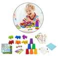 thumbnail image 4 of Toy Counting Sorting 60 Animales Tarjetas Cognición Coincidencia de Niños Matemáticas Manipulativos Juguetes Edad conjunto de leones, 4 of 9