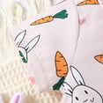 thumbnail image 6 of Toddler Baby Boy Easter Outfits Cute Print Lapel Bow Tie Shirt Tops and Shorts Set Boys Easter Clothes, 6 of 6