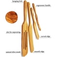 thumbnail image 4 of Mark. Olive Wood Durable Nonstick Natural Kitchen Utensil Sets, 4 pcs, 4 of 7