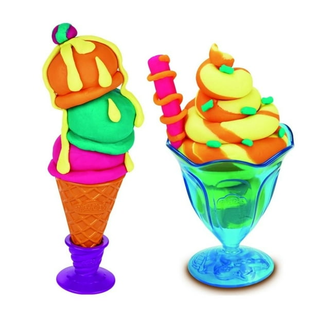 Set de Juego Hasbro Play-Doh Heladería divertida de juguete para