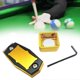 thumbnail image 2 of Magnetic Billiard Cue Chalks Box Portable Pool Chalks Holder with Belt Clip Billiard Chalks Case Snooker Tool Accessory Red and black, 2 of 4