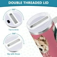 thumbnail image 5 of 30 oz Stainless Steel Tumbler Vacuum Insulated Leak Proof Stainless Steel Coffee Cup Water Bottles Cartoon Christmas Dogs, 5 of 9