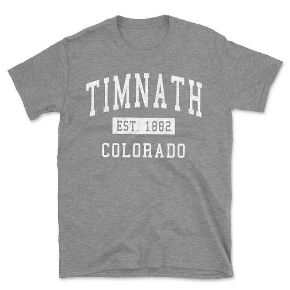 Timnath Colorado Classic Established Men's Cotton T-Shirt