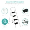thumbnail image 3 of Best Choice Products 4-Step Portable Folding Steel Ladder w/ Hand Rail, Wide Platform Steps, 330lbs Capacity, 3 of 6