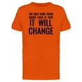 thumbnail image 1 of Luck Is The Sure Thing To Change Tee Men's -Image by Shutterstock, 1 of 1