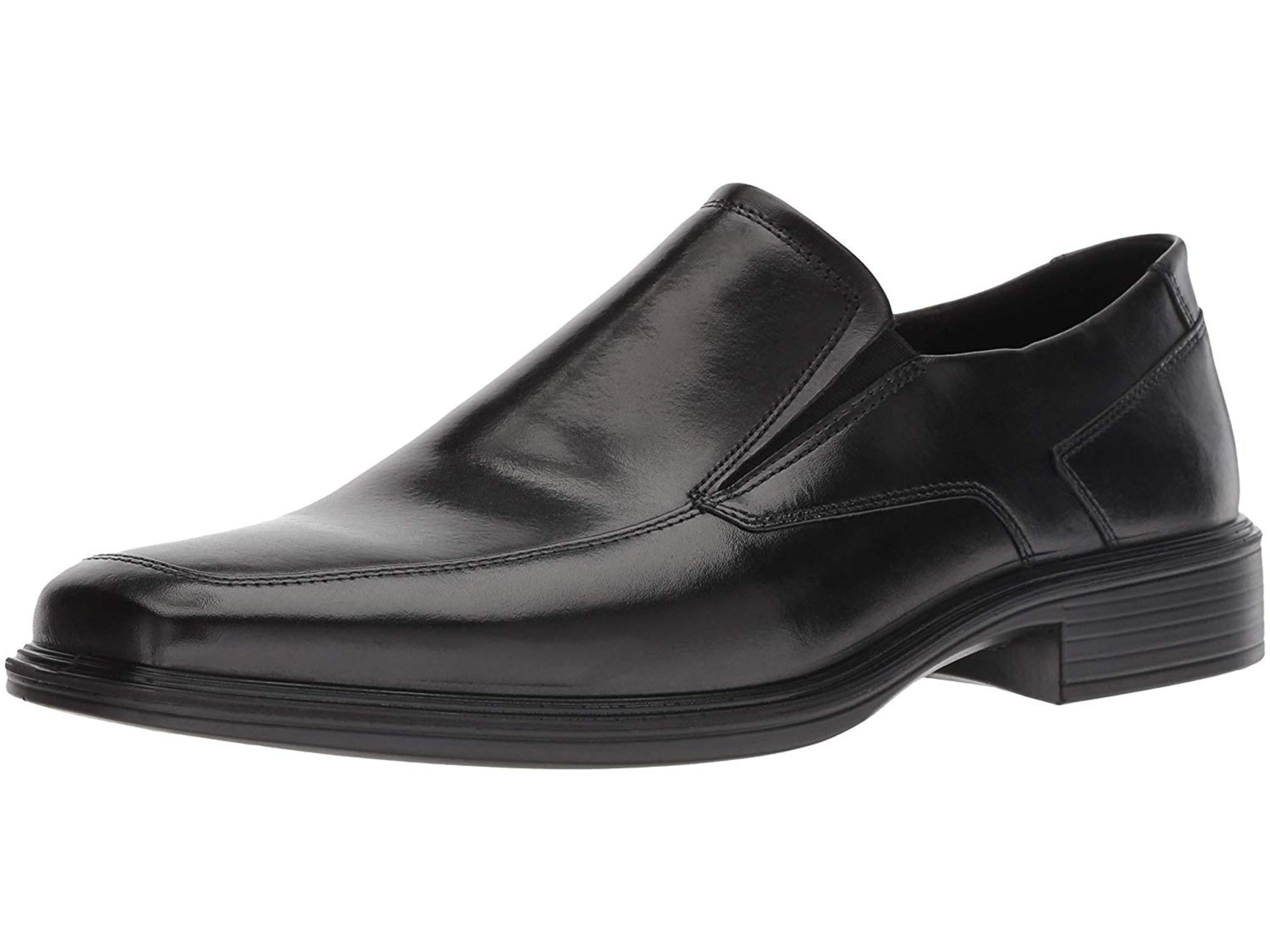 ecco leather slip on