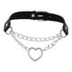 thumbnail image 3 of Gargantilla de cuero Salvador Collar gótico Cadena para mujer Chica Halloween Cosplay Negro, 3 of 10